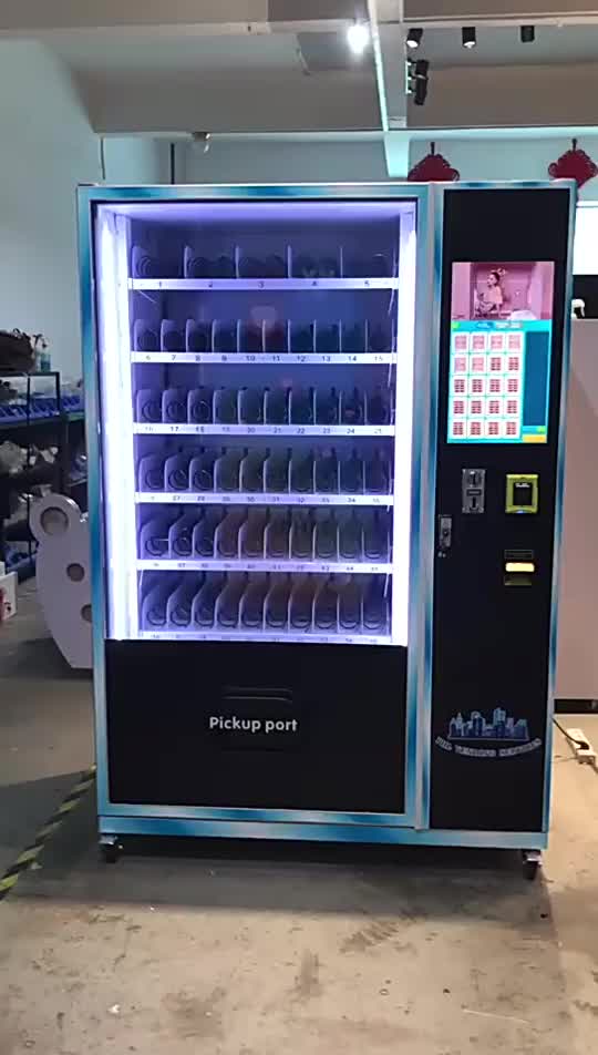 24hours Business Selfservice Vender Alcohol Machines Snacks And