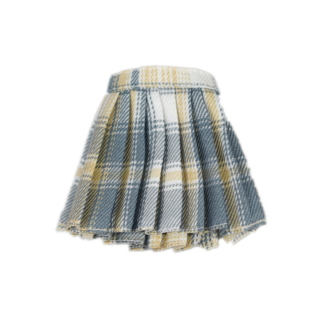 30cm Xinyi Keer 6-point doll clothes supermodel peach blythe small cloth plaid pleated skirt jk short skirt