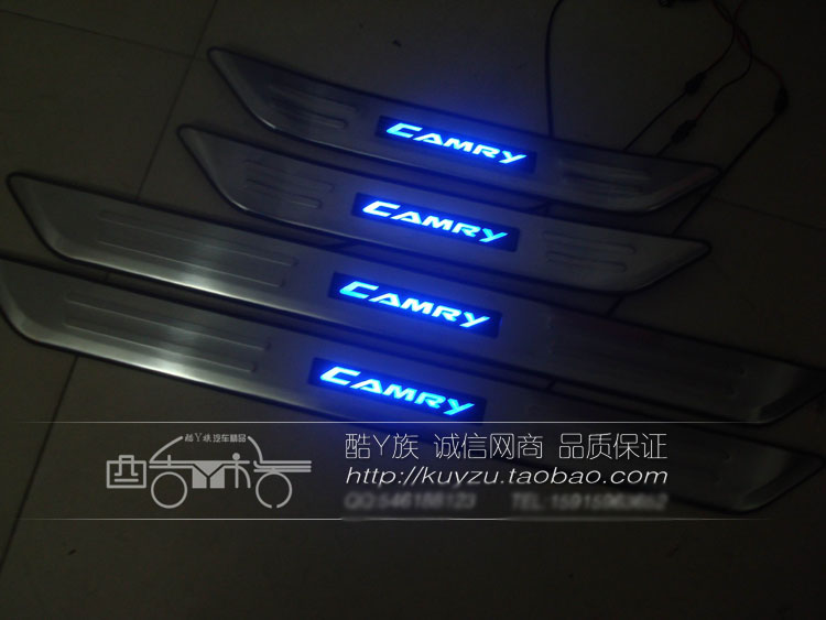 06-12 Classic Camry Cold Light Threshold Bar-6th Generation Old Camry with Illuminated Pedal LED Welcome Pedal