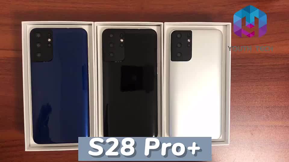 2022 Hot Sale S28 Pro 6 1 Inch 5g Android Dual Mobile Phones 6gb 128gb Big Memory 16 24mp Hd 