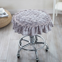 Lớp vải nhung trượt vòng tròn ghế đệm ghế vườn ghế đệm pad vòng tròn nhỏ đường kính 30/35 - Ghế đệm / đệm Sofa mẫu đệm ghế đẹp