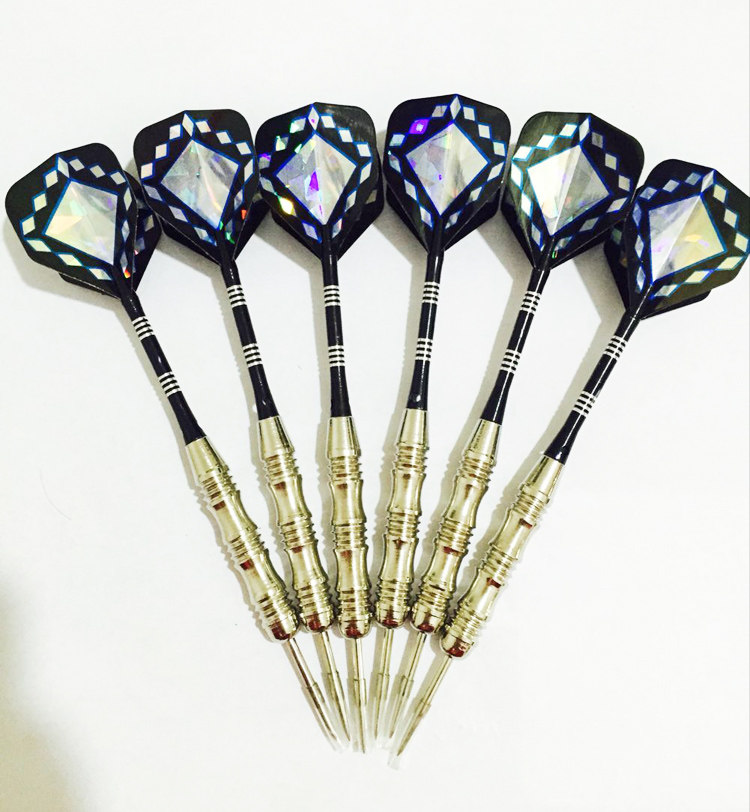 23 grams of 6 keel darts professional competition aluminum alloy flying marker needle durable anti-fall aluminum rod darts to tie balloons