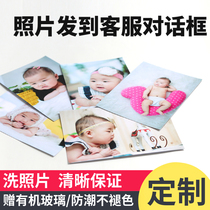 Wash photos (photos do not need to be over-molded to give plexiglass) Giveaway single shot can not be sent