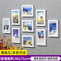 Creative living room decoration photo wall 5 inch free hole hanging wall photo frame personality sofa background photo album wall combo box