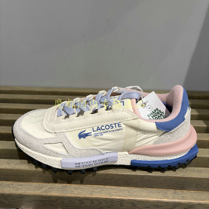 French Crocodile 51Sfa0055 Lacoste 2026 Spring New Women's Fashion Casual Shoes