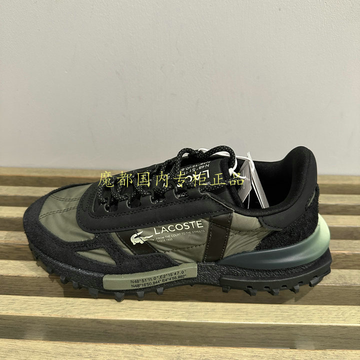 50Sfa0077 French Crocodile Lacoste 2025 Autumn and Winter New Style Women's Comfortable Sports Casual Shoes