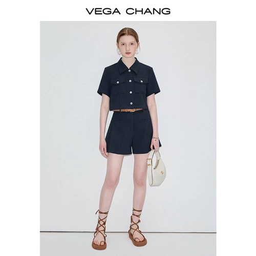 VEGA CHANG Комплект, шорты, яркий броский стиль