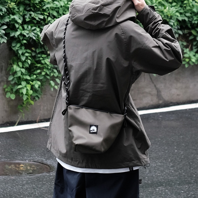MYEDITION tofu bag Japanese niche design mountain style multi-purpose portable mobile phone bag men's shoulder crossbody bag