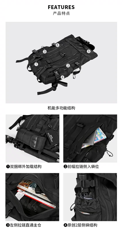 Mye Packpack Men Thương hiệu Thương hiệu Thành phố Chức năng du lịch ngoài trời Backpack Bag Trò chơi máy tính Phụ nữ không thấm nước Nhật Bản túi du lịch dễ thương túi xách du lịch nữ