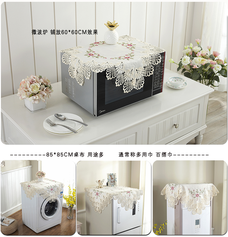Khăn trải bàn Vải Ren Cross Thêu Trang chủ Trung Quốc Tám người bất tử Bàn Mahjong Bàn Bàn Vải Khăn Bàn Vải Vải khăn trải bàn tiệc cưới