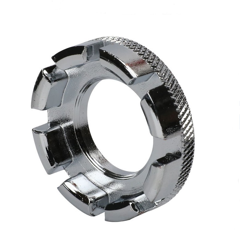 Bike Spoke Wrench 8 Notch School Ring Tool Wire Wrench Maintenance Correction Tool Riding Gear