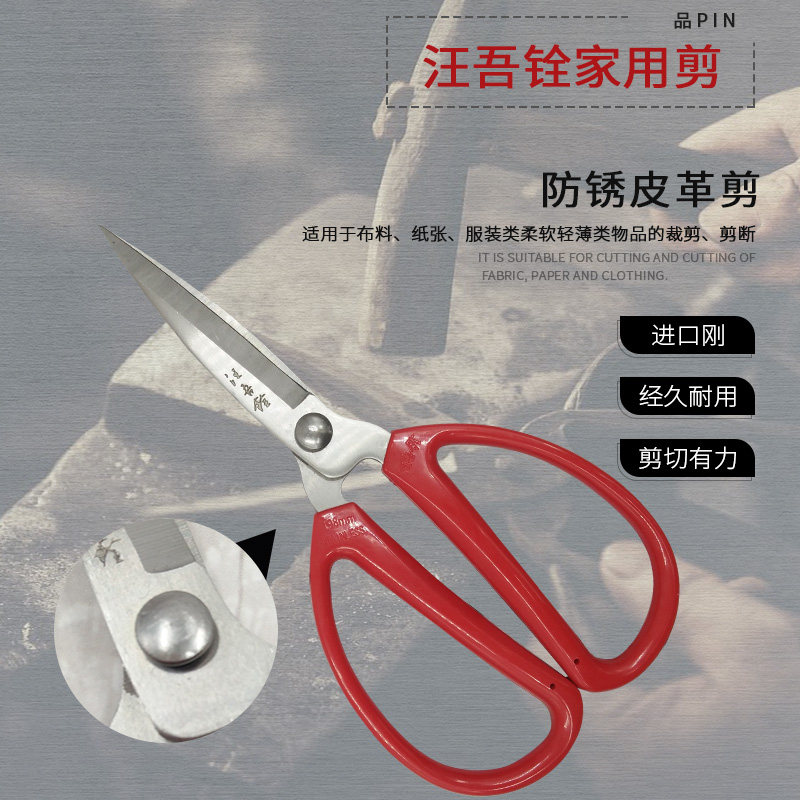 Wang Wu Quan Home Scissors Office Cut handmade cut paper 2001-2-3-4 Quality stainless steel rivet cut