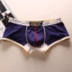 Màu tinh khiết đơn giản cotton trẻ trung đồ lót nam retro cá tính thắt lưng thấp quần lót sexy túi lớn boxer quần sịp - Giống cái
