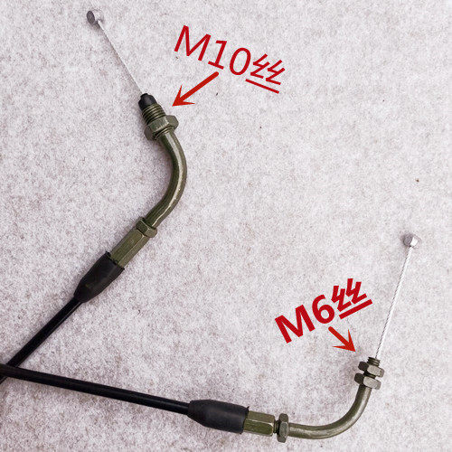 Applicable Honda locomotive new type country quad-electric spray throttle line CG125 ZJ125 throttle line fueling line