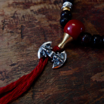 Large Back Cloud Lezi Seiko 5 Strands Vajra Pendant Accessories Buddha Beads Side Hanging 925 Sterling Silver Accessories Cultural Toy Elements