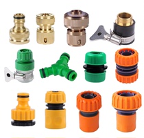 4 minutes 6 minutes 1 inch water pipe hose plastic joint copper nipple quick connect two pipe connection repair joint repair connector