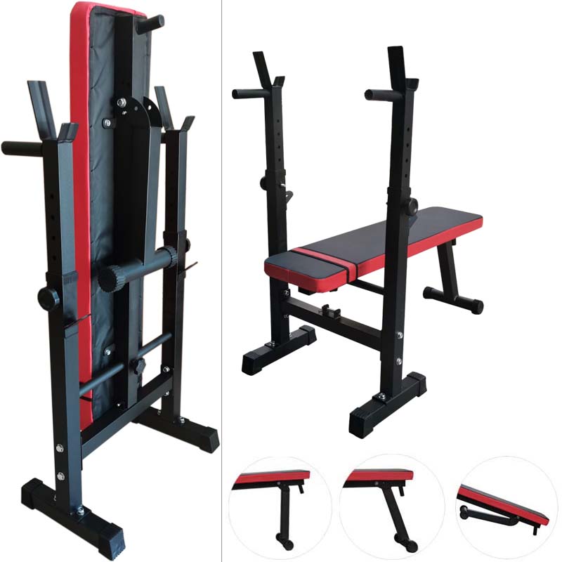 Home Fitness Equipment Simple Weightlifting Bed Multifunction Sleeper Frame Deep Squatting Frame Adjustable Barbell Rack Dumbbells Flying Birds