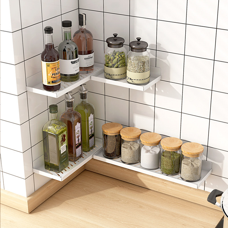 Perforated Shelve Shelf Wall Partitions Stratix Containing Theorizer Window Sill Small Narrow Kitchen Wall-mounted Seasoning Jar Rack