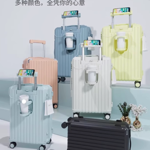 Dikovin Luggage 2025 New Model, Sturdy and Durable, Thickened, Suitable for Male and Female Students Living on Campus, Can Be Used as Carry-On, Children Can Sit on It