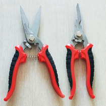 Matkawa stainless steel electronic shear cutting industrial grade strong electrical cutting plate slot scissors 8 inches real shot