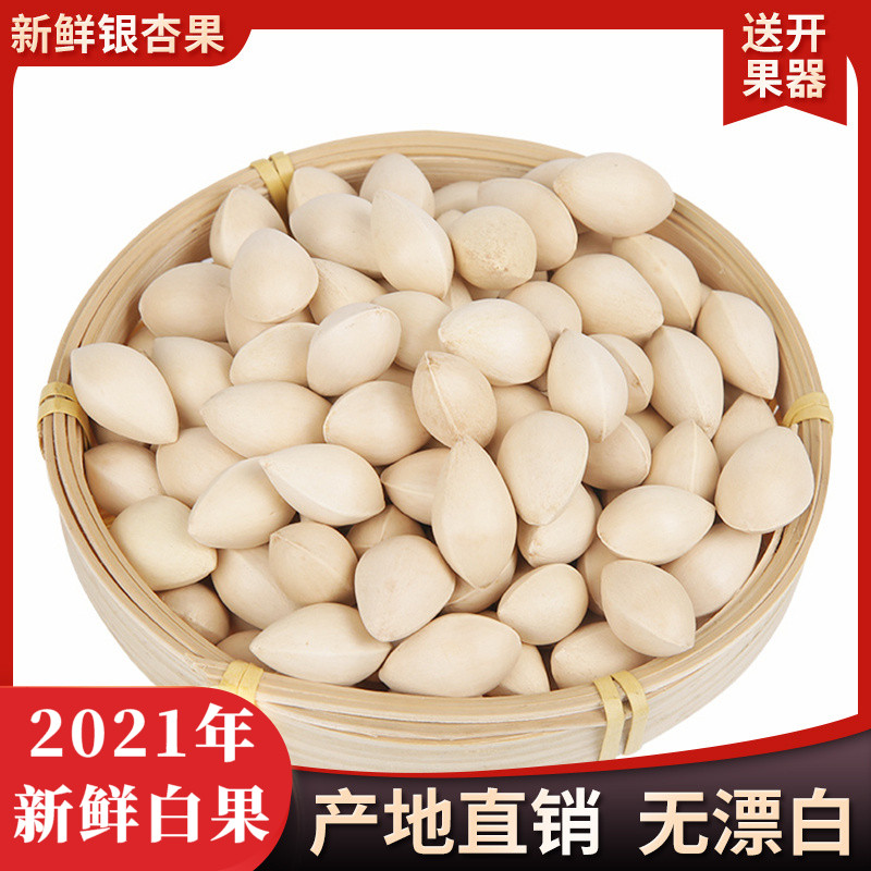 2021 Fresh Ginkgo Biloba Fruit White Fruit 5.5 kg Pack big Buddha finger Pizhou specialty Ginkgo Fruit Send Recipe