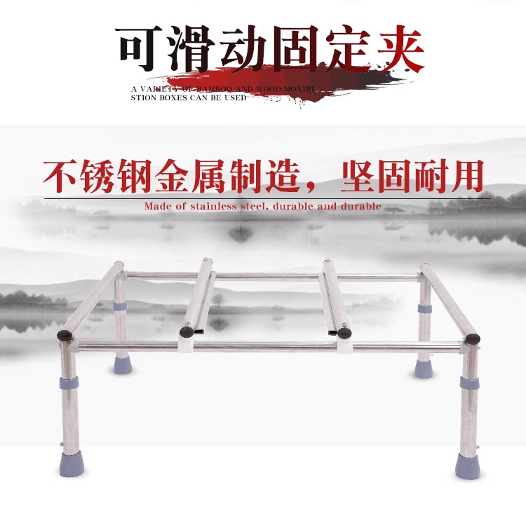 艾灸盒不锈钢托架支架后背腹部腿肩部颈椎艾盒托架可以定做尺寸