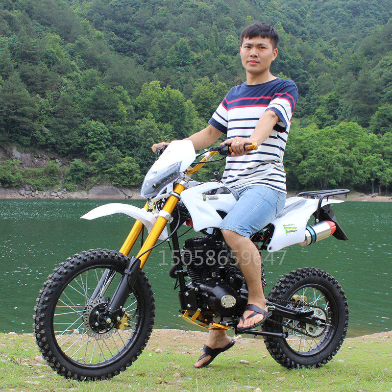 Apo Cross-country Locomotive Kawasaki CQR Great cabbage Zongshen 150CC Two rounds of off-road bike mountaineering caravan