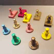 Clothing adhesive hook hanger display stand on the wall gold single hook European point hanging womens vintage shelf childrens clothing store shelves