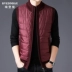 2019 thu đông nam giản dị cộng với nhung dày ấm áp áo khoác vest nam áo len vest vest nam - Dệt kim Vest Dệt kim Vest