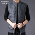 2019 thu đông nam giản dị cộng với nhung dày ấm áp áo khoác vest nam áo len vest vest nam - Dệt kim Vest Dệt kim Vest