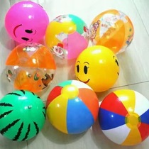 Manufacturer PVC six-color ball smile ball watermelon ball water ball leisure toy inflatable beach ball