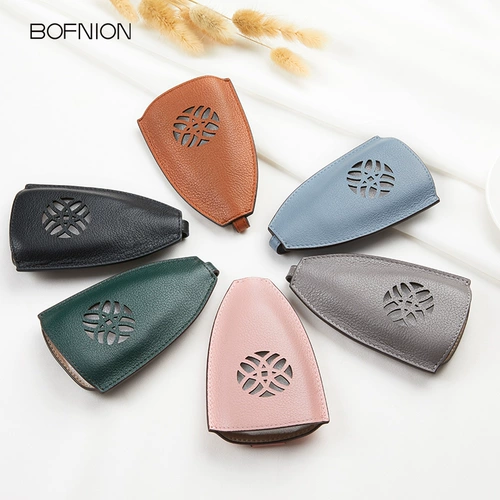 Ключница, маленькая сумка через плечо, маленькие универсальные портативные ключи от машины, из натуральной кожи