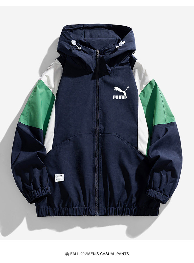 电竞卫衣 彪马2024春秋款日系潮牌冲锋衣男保暖外套夹克防风防水高端旅行服