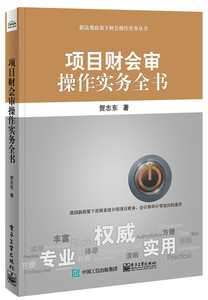 正版包邮 项目财会审操作实务全书 各部门会计 书籍