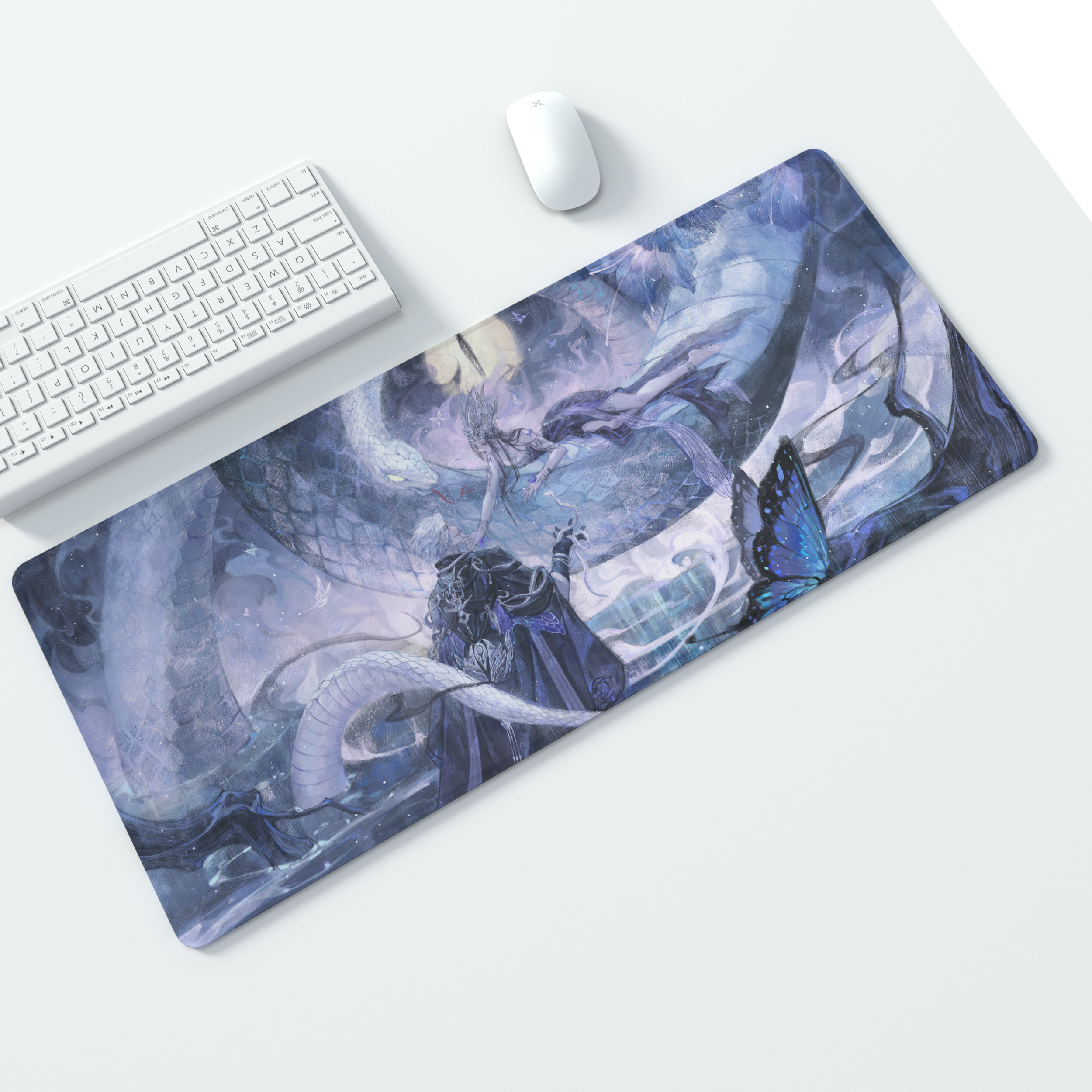 Jianwang 3 genuine colleague authorized Xiaohe produced Jiansan surrounding rubber mouse pad table pad keyboard pad gift