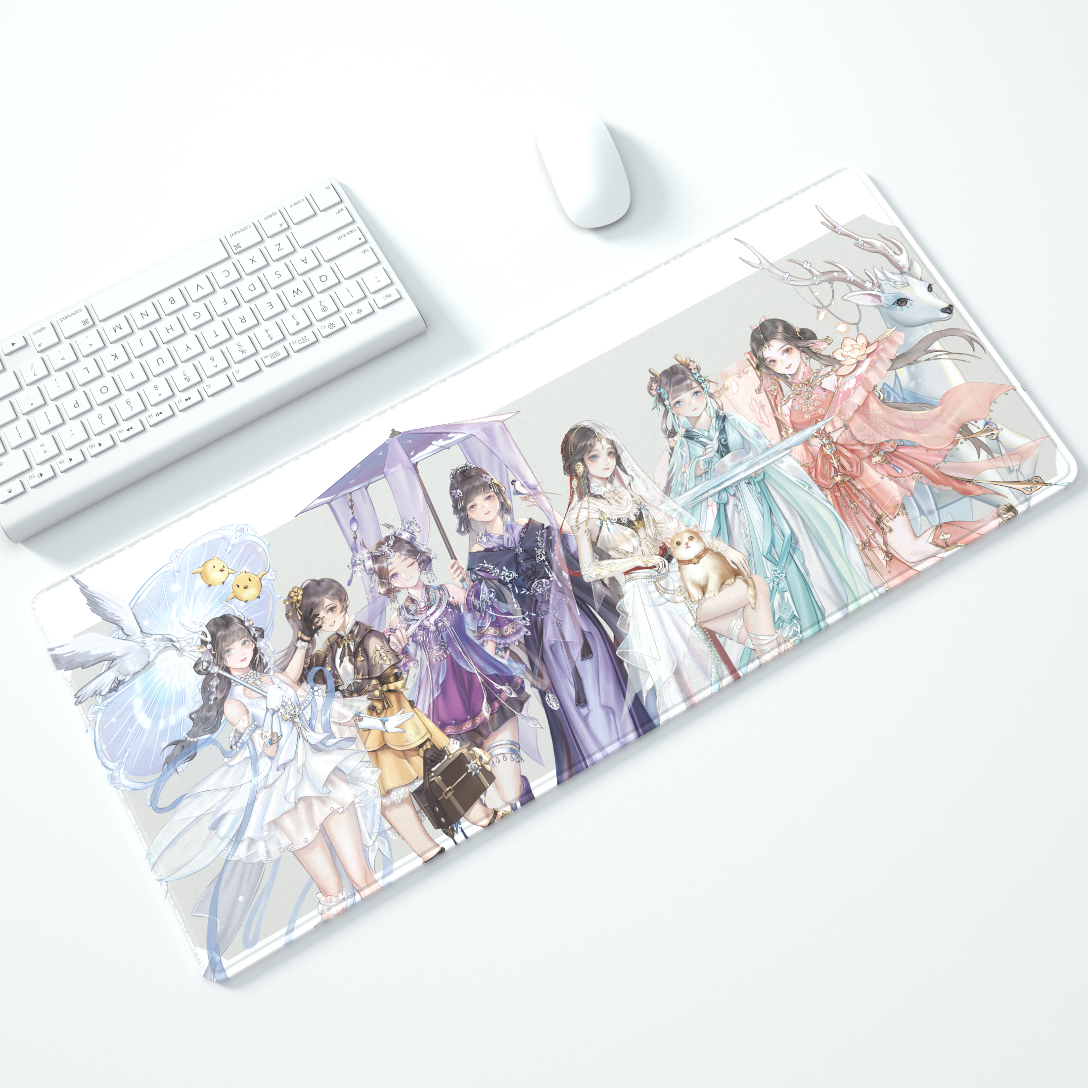 Jianwang 3 genuine colleague authorized Xiaohe produced Jiansan peripheral rubber mouse pad gift