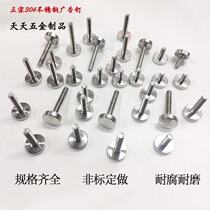 304 stainless steel solid advertising nails mirror nails decorative nails glass nails acrylic plate fixing screws license plate screws