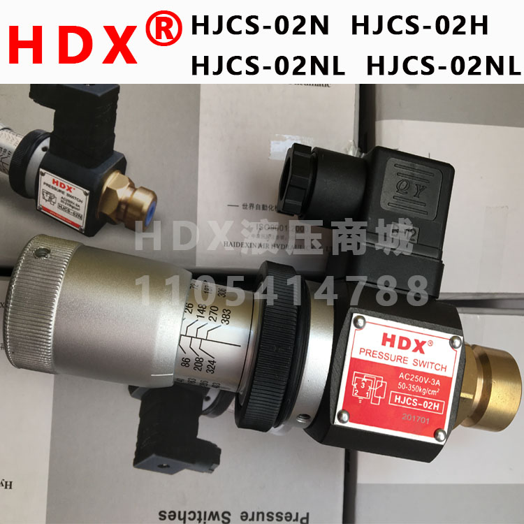HDX PRESSURE HJCS-02H HJCS-02H 02N 02N AC250V-3A 50-350kg cm2 cm2 cm2