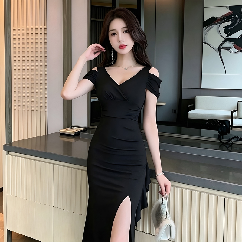 Nightclub Sexy Dress, Age-Reducing Soft Evening Dress, Ktv Foot Bath Spa Technician Work Clothes, 2026 New Style Nightclub Sexy Dress, Age-Reducing Soft Evening Dress, Ktv Foot Bath Spa Technician Work Clothes, 2026 New Style