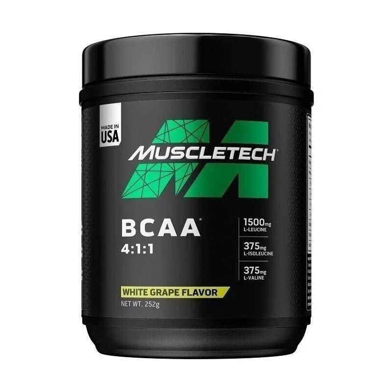 Muscletech Muscle Technology Bcaa Branched Chain Amino Acid High-Performance Fitness Supplement for Men and Women Non-Creatine