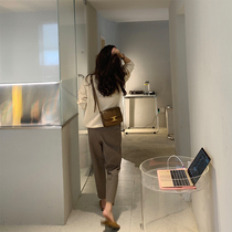 One-three-good-tasts little sub-autumn winter theypants ~ colors too good hitchy hairy pants high waist straight drum pants 90% pants