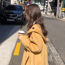 13 Good Korean version of loose small double-sided woolen coat women Winter 2019 new long wool wool jacket