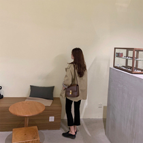 13 Liangpint small chao love the wind coat 2021 autumn new medium long style coat card with its color blouse women