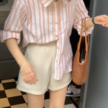 Brief about b prepared base ~ light thin spring summer black hit bottom shorts West pants woman 150 small