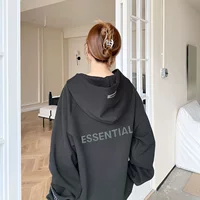 Black jacket with zipper