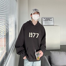 FOG FEAR OF GOD double-line ESSENTIALS 1977 American tide brand autumn and winter fleece hooded sweater
