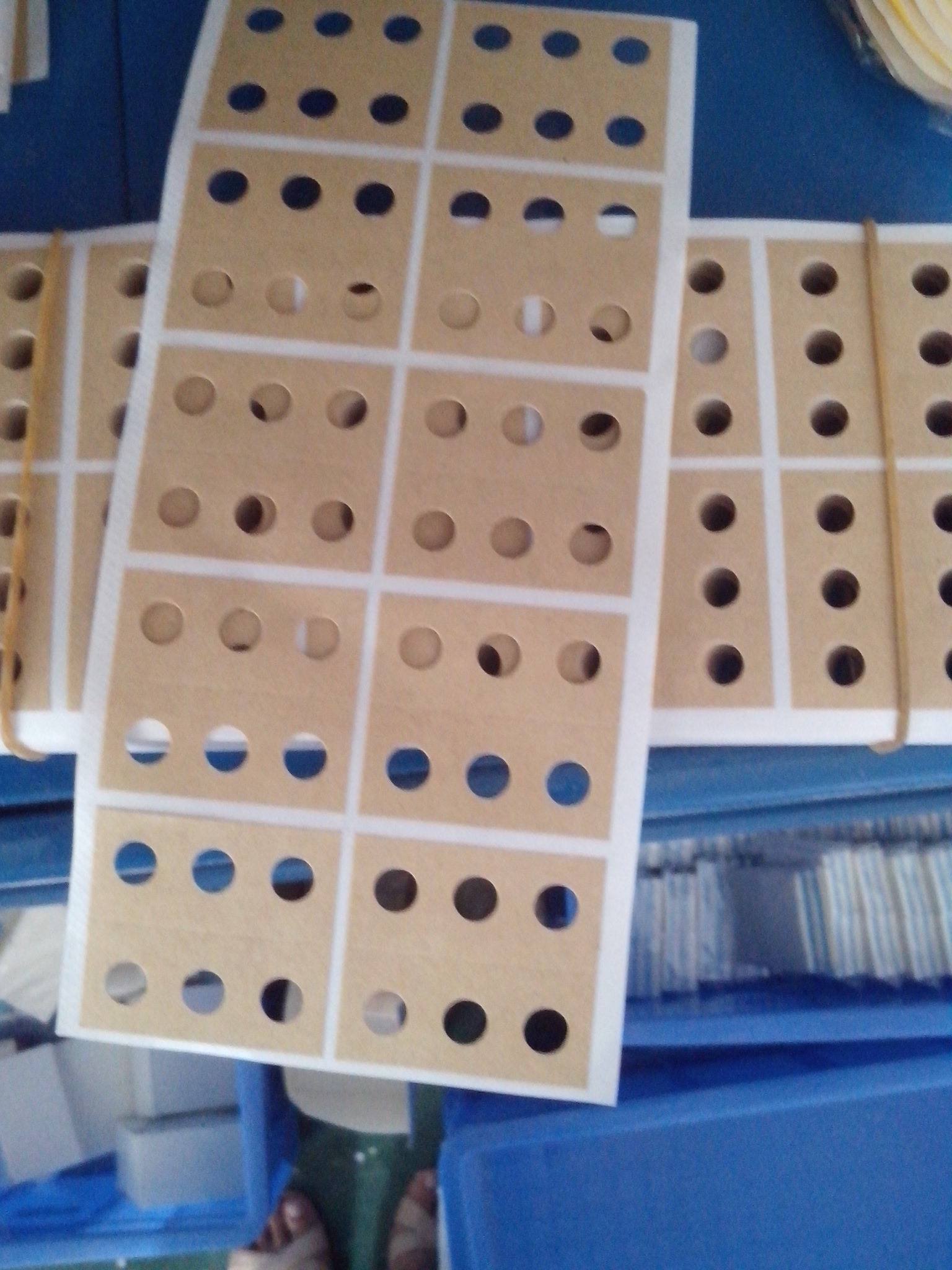 Six-hole feeding belt AI kraft paper tape plug-in tape Six-hole masking paper ai vertical plug-in machine