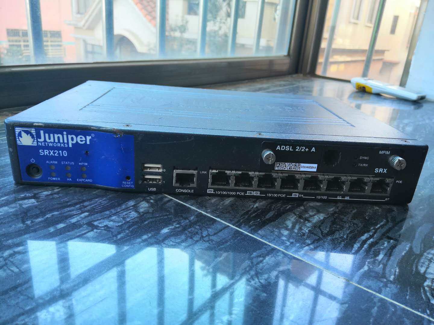 Juniper SRX210h - POE Enterprise Firewall Test well