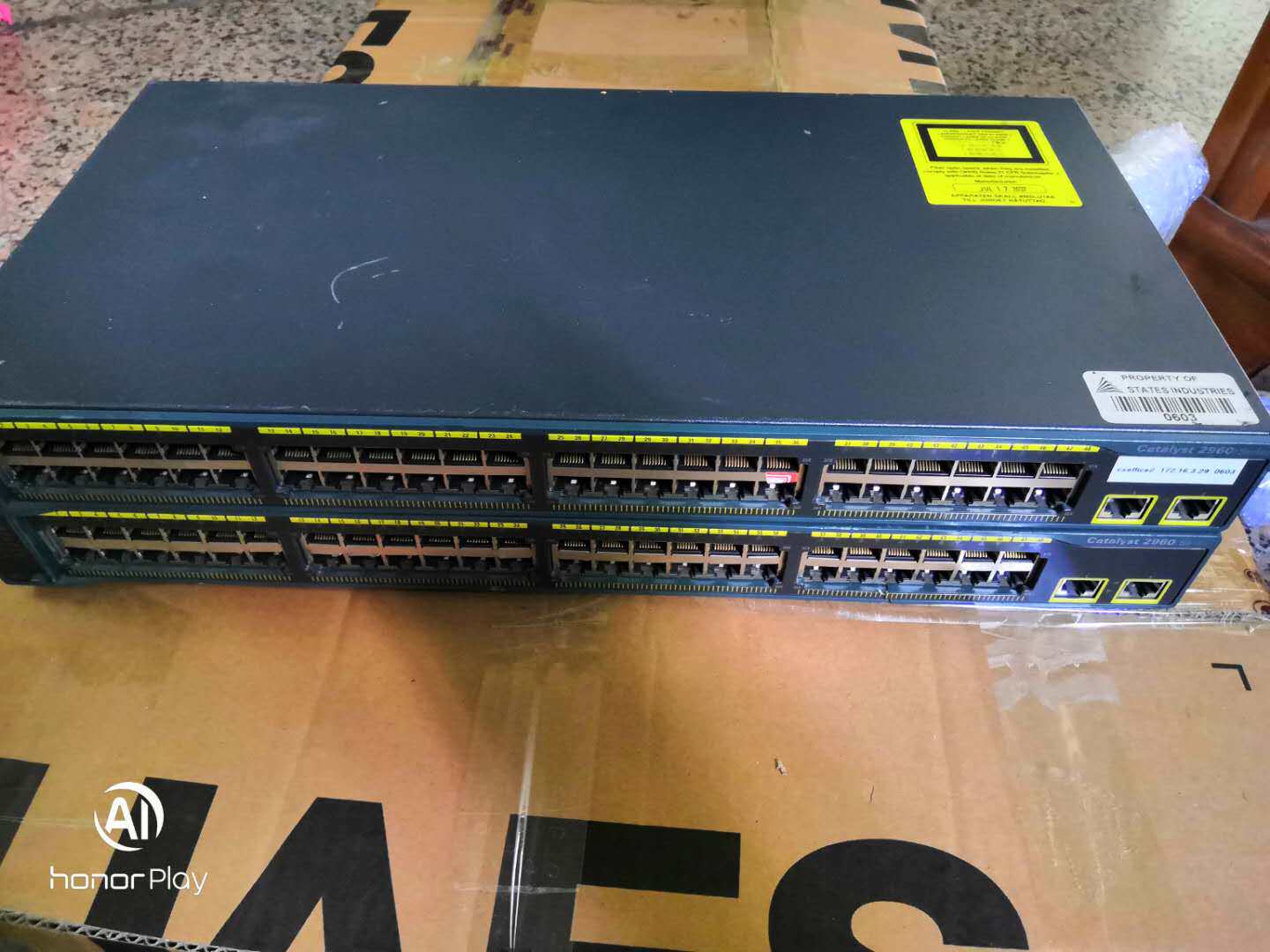 Cisco CISCO WS-C2960-48TT-L 48 mouth 100 trillion 2 openings one thousand trillion Switch test good