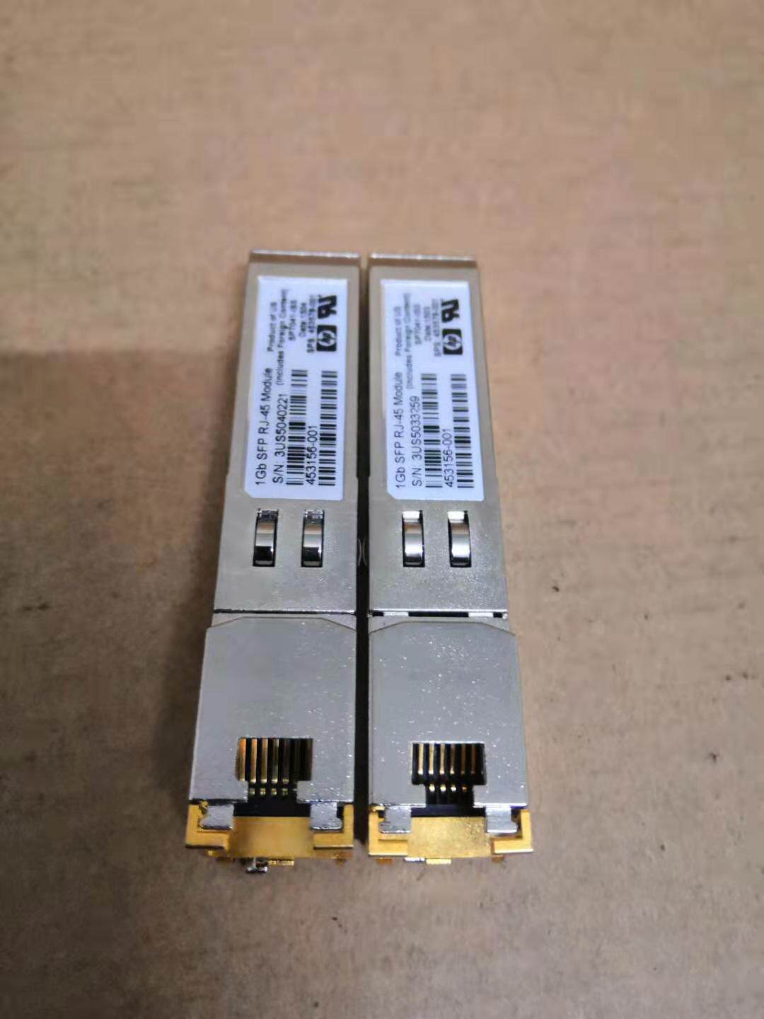 HP HP 1Gb SFP RJ-45 453156-001 Gigabit SFP-RJ45 optical to electrical fiber optic module